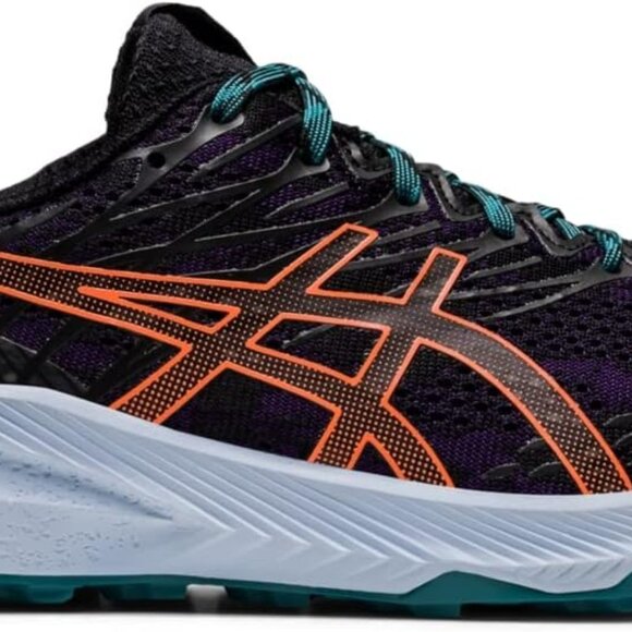 New w/tag ASICS Women Fuji Lite 3 Night Shade/Nova Orange size 8.5 - Picture 4 of 4